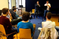 O trompetista Luis González inicia as clases maxistrais da EAEM O trompetista Luis González inicia as clases maxistrais da EAEM