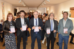 De esquerda a dereita: Belén Hernández, Henrique Alvarellos, Xose Á. Sánchez Bugallo, J. M. González Herrán e Juan Conde Roa