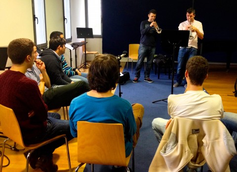 O trompetista Luis González inicia as clases maxistrais da EAEM